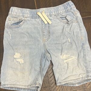 Old Navy Light Blue Slim Denim Shorts